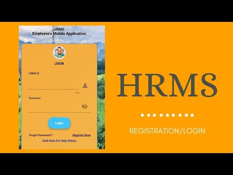 HRMS registration/login