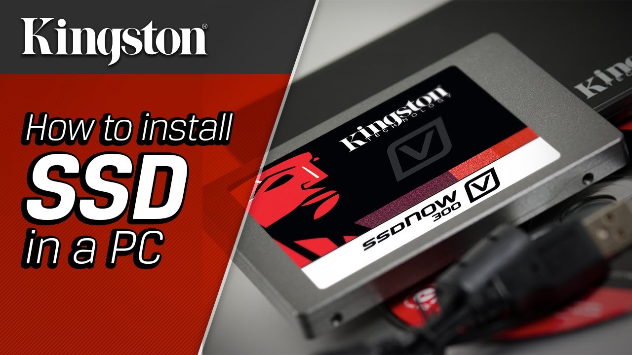 How to Install SSD in PC - Kingston Technology - YouTube