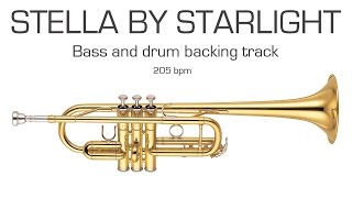 STELLA  BY STARLIGHT backing track - drums and bass only. chords