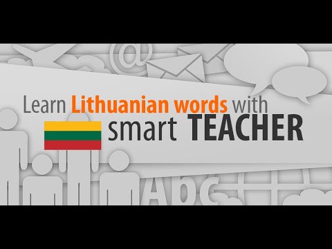تعلم الكلمات الليتوانية مع ST