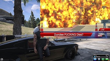 BazzaGazza (Barry) Reacts To Every POV Of Dundee Exploding! | NoPixel BBMC RP