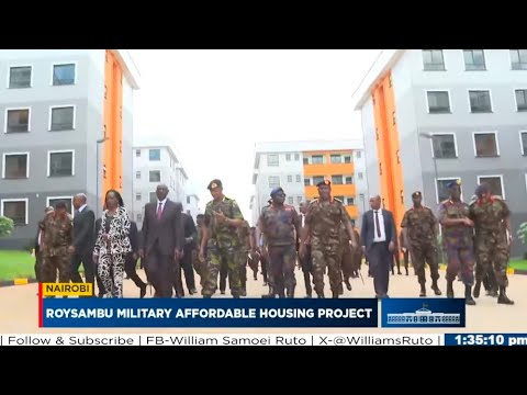 Watch Pres.RutoCS Soipan inspect the newly constructed Roysambu ...