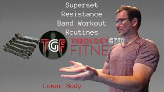 Resistance Bands Superset Workout Routine Lower Body 1