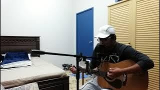 Sebiduk Di Sungai Musi - karaoke backing track with acoustic guitar cover by Charlie