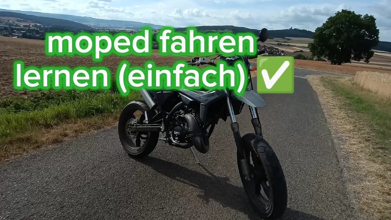 Moped fahren lernen | Tutorial (einfach)