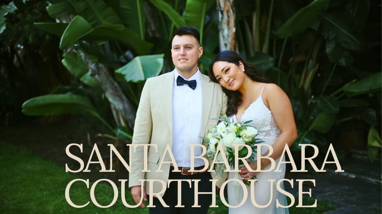 Santa Barbara Courthouse Wedding Highlights | Mural Room Magic for Modern Romance | Agape Films