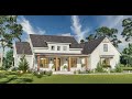 Pinecrest II House (Plan A1404-A) by Archival Designs