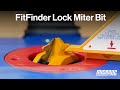 The fitfinder lock miter bit  perfectfitting lock miters fast