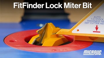 The FitFinder Lock Miter Bit - Perfect-Fitting Lock Miters Fast!