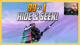 99 vs 1 Hide and Seek - Find the Bald Man - WIN A PRIZE! | Fortnite | Swiftor