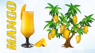 Mango Song | Nursery Rhyme for Kids | Fruits Rhyme for Kids | KidZone Mart |