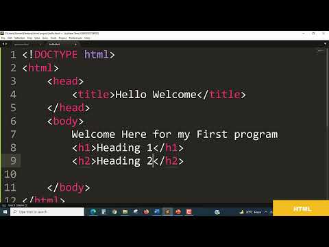Heading Tags - How to write Heading Tags in HTML - H1 to H6 Tags Explained in HTML - Harisystems