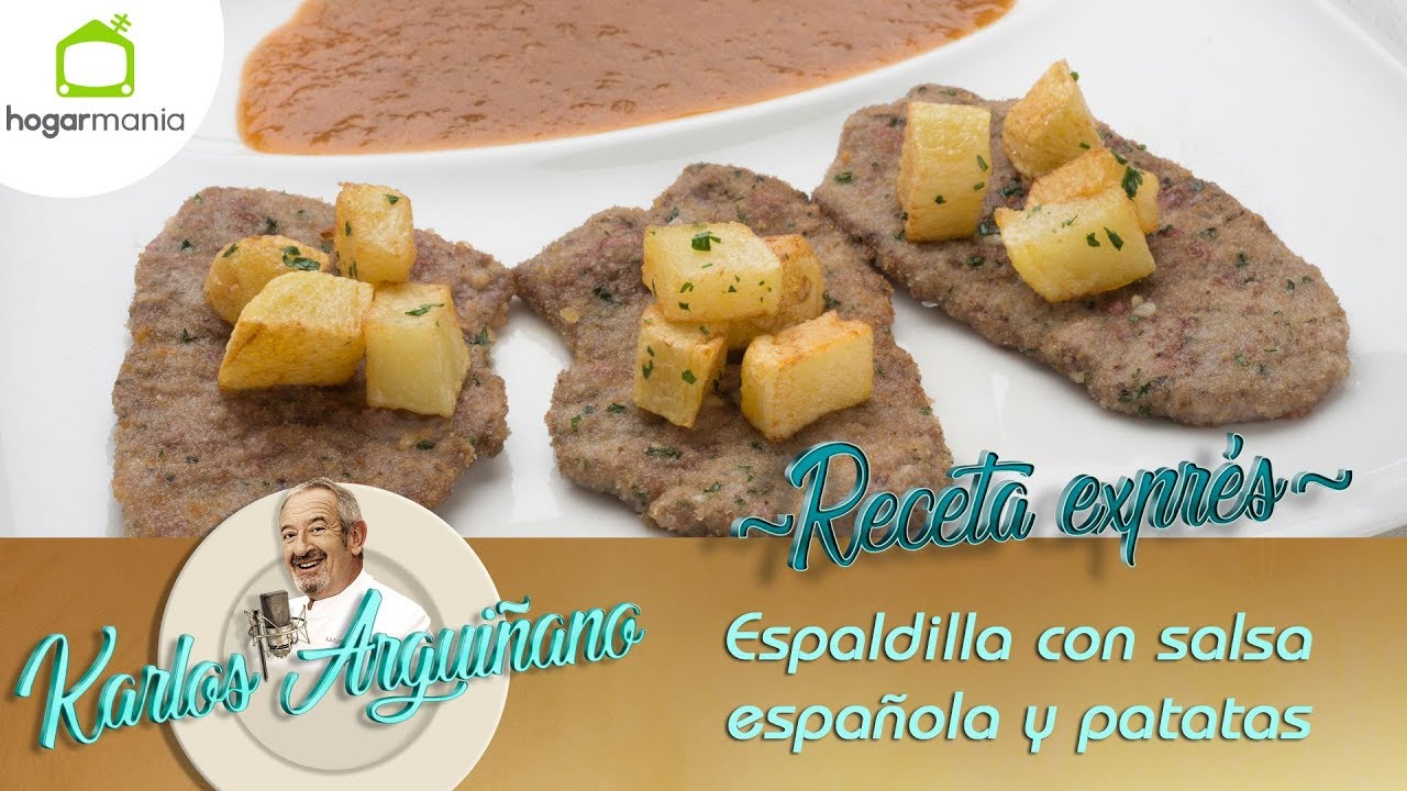 Receta de Espaldilla con salsa española y patatas por Karlos Arguiñano -  YouTube