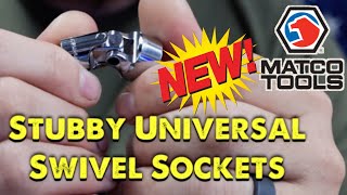 Matco Tools New Stubby Swivel Sockets