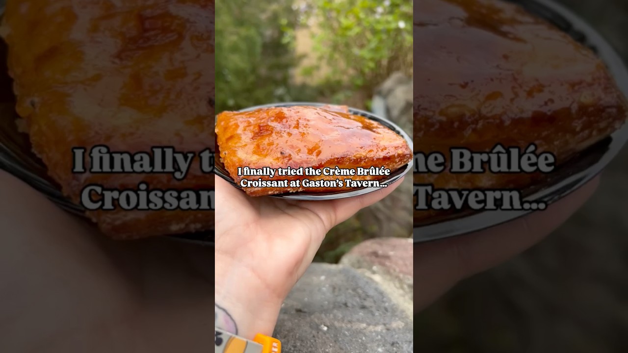 I finally tried the Crème Brûlée Croissant at Gaston’s Tavern…