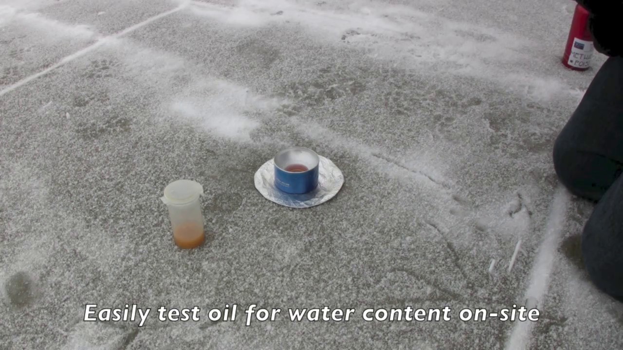 Testing oil (wvo) for water with our portable solite backpacking stove - Utah Biodiesel Supply