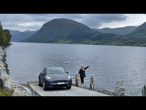 Tesla Model Y Lap Of Norway Part 2 - Beautiful Fjords and Electric Ferry Crossings!
