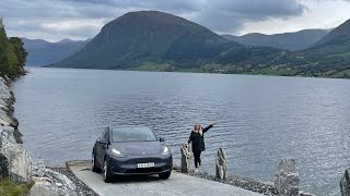 Tesla Model Y Lap Of Norway Part 2 - Beautiful Fjords and Electric Ferry Crossings!