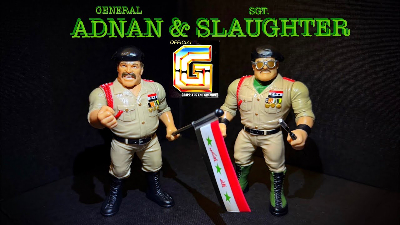 Сержант Слотер и генерал Аднан пополнили ряды ретро-фигурок для рестлинга!