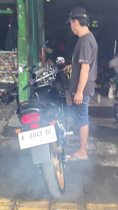 Ninja rr spek mesin std.karbu pwk KRJ 30 super flow.cdi racing,membran carbon.chamber Nens 41 & DBS