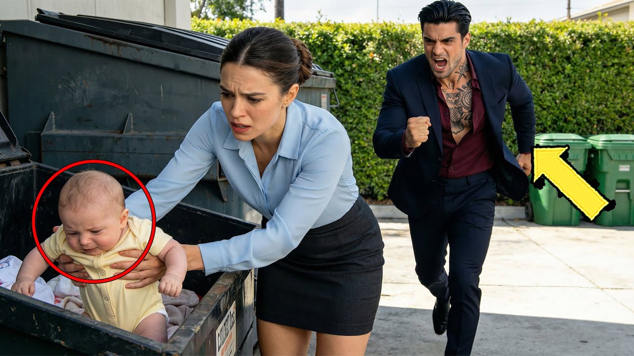 Arme meid vond de dochter van de maffiabaas in een container — Wat hij hierna doet, schokt iedereen.