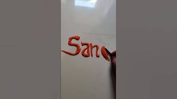Sandhya name 🎭#trending #art #calligraphy #drawingtutorial #youtubeshorts #shorts