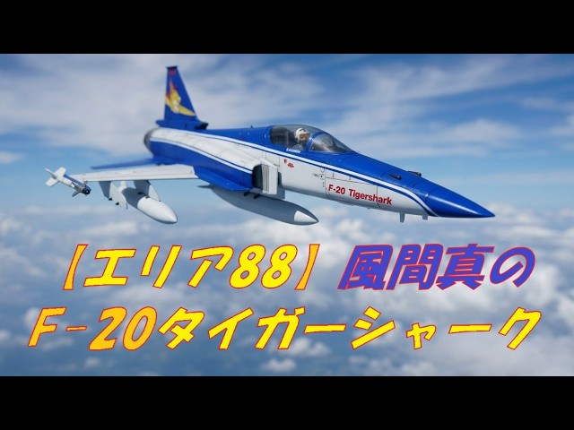 1/72 F-20 タイガーシャーク 完成品 【エリア88】 #エリア88 #風間真