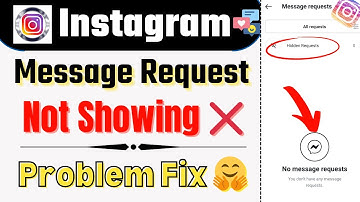 Instagram Message Request Not Showing | Instagram Message Request Nahi Dikh Raha Hai ❌