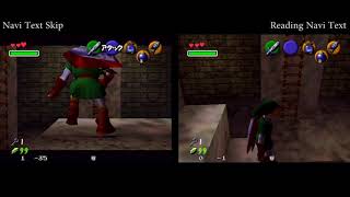 Forest Temple Frozen Eye Skip Setups Comparison. Ledge Clip to Checkerboard Room