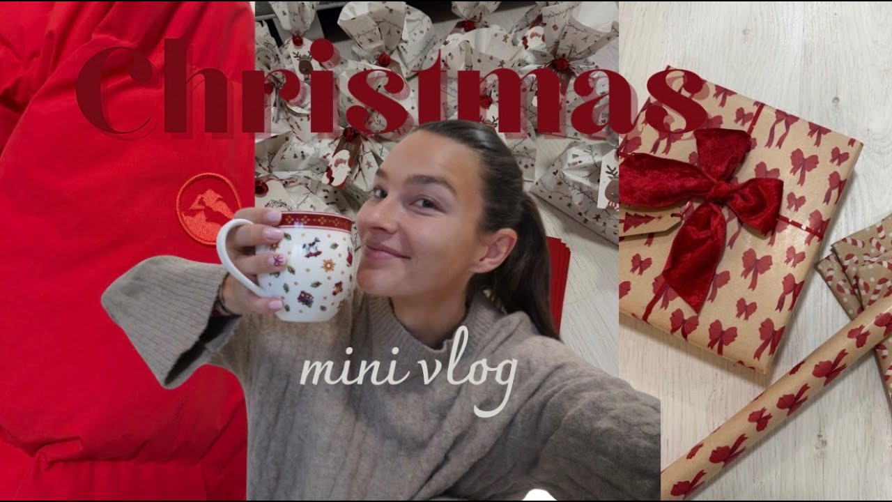 Christmas mini vlog❤️🎀balení dárků, tipy, domácí Baileys, nové outfit na hory, dárečky do školky