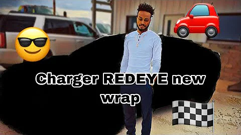 Charger Hellcat REDEYE custom wrap!!!!