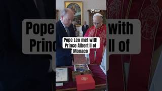 Pope Leo Xiv Met At The Vatican With Prince Albert Ii Of Monaco