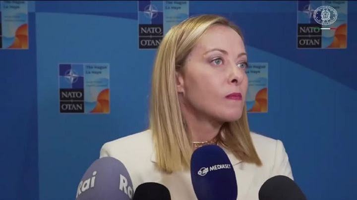 Meloni: Impegno del 5%? "Non ho sentito polemiche, anche la Spagna ha firmato lo stesso documento"