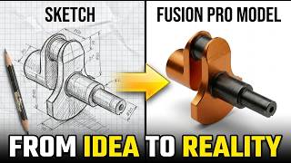 Fusion 360 Tutorial: Modeling a Crank Shaft