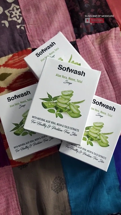 Modicare Sofwash Aloe Vera, Neem & Tulsi Soap | Modicare #ytshorts #healthyproducts #modicare #soap