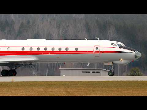 To see such Tupolev Tu-134 is fantastic. Take off, gradients on one engine and landing.