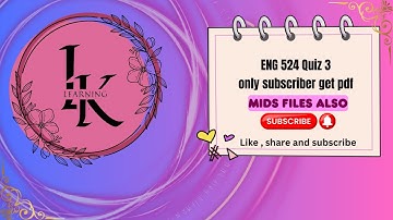 Eng 524 live quiz 3 by # l.k learning 2025