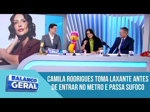Camila Rodrigues takes a laxative before getting on the subway and has a rough time