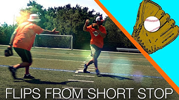 Turning a Double Play - Flips from SS