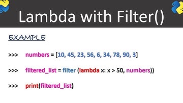 Lambda Function with Map & Filter | Map Function | Filter Function | Python Tutorial For Beginners