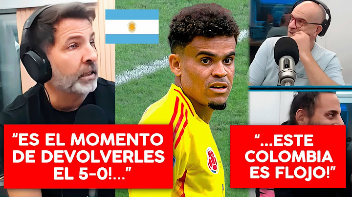 PICANTE periodista ARGENTINO ENCIENDE la PREVIA contra COLOMBIA "HAY QUE DEVOLVERLES EL 5-0"
