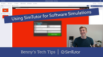 Creating Simulation in SimTutor | Software Simulation 3 |  Benny
