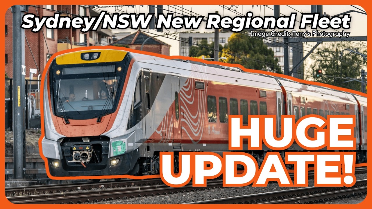 Новые региональные поезда Сиднея — ОГРОМНЫЕ ОБНОВЛЕНИЯ!