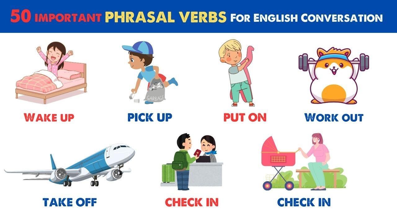 50 IMPORTANT PHRASAL VERBS For English Conversation | MUST LEARN ...