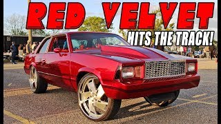 RED VELVET GBODY Turns Up at the Track Kandy Red Malibu on 24s