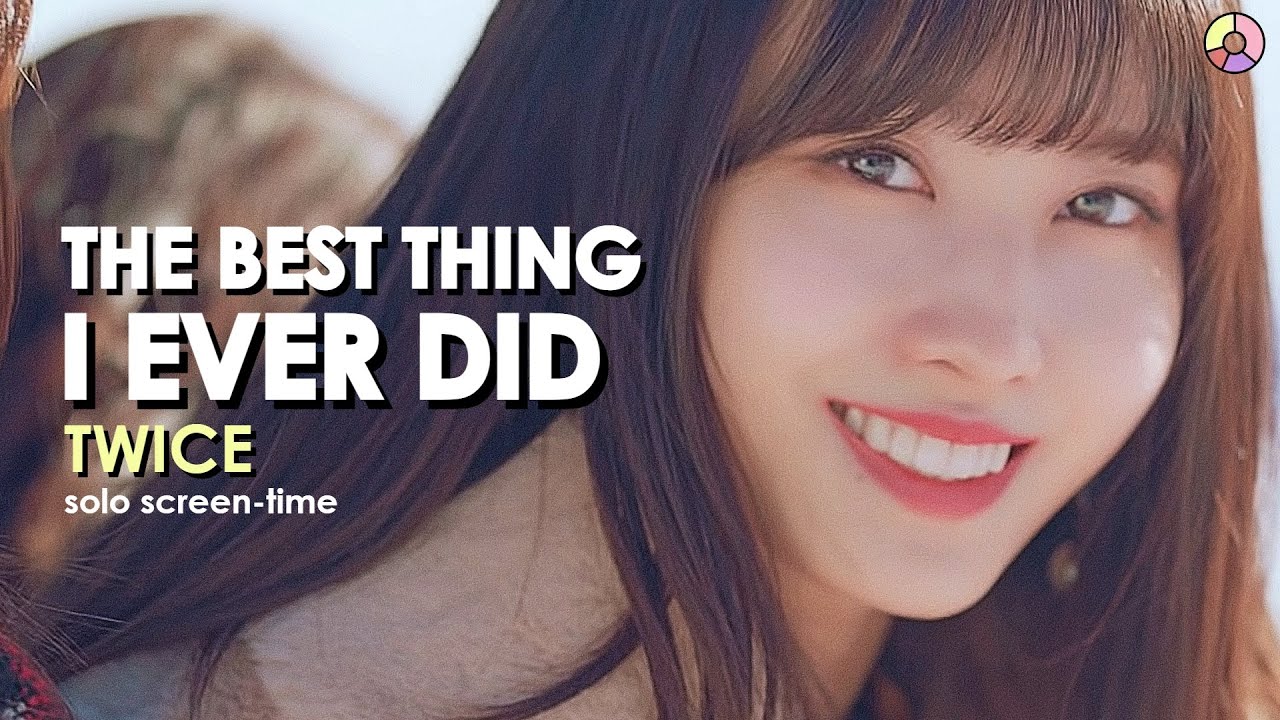 TWICE - The Best Thing I Ever Did (올해 제일 잘한 일) | Focus/Solo Screen-Time Ranking