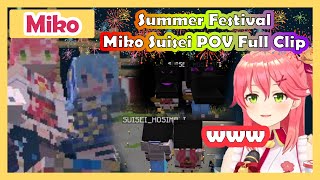 Sakura Miko Suisei POV Summer Festival Clip ~ 【Hololive/Eng sub】