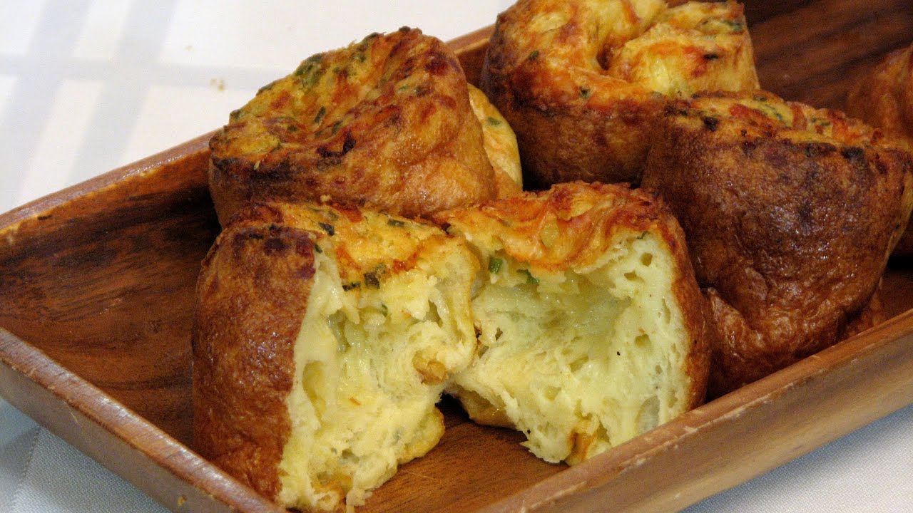 Gruyere Chive Popovers -- Lynn's Recipes - YouTube