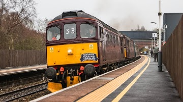 Class 33 Thrash - 33207 & 33025 Make Rare Appearance!