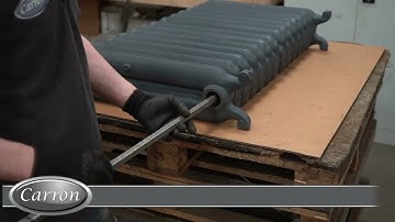 Cast Iron Radiators - Assembling a 2 Part Radiator